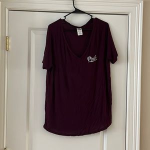 Soft, pink burgundy shirt